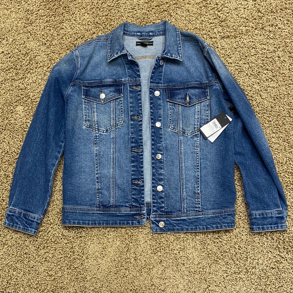 NWT Guess Bengal Biker 90’s Icon Jean Jacket (S) - Picture 3 of 15